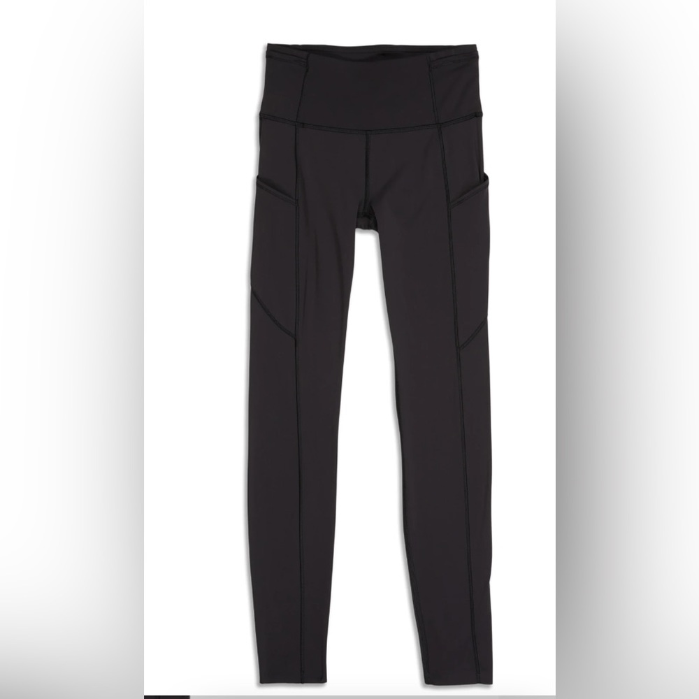 Black Lululemon fast and free leggings